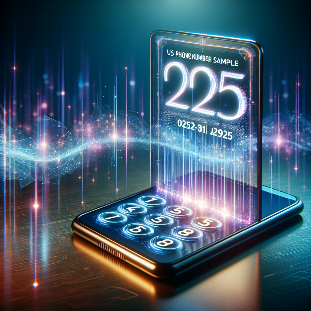 Us Phone Number Sample