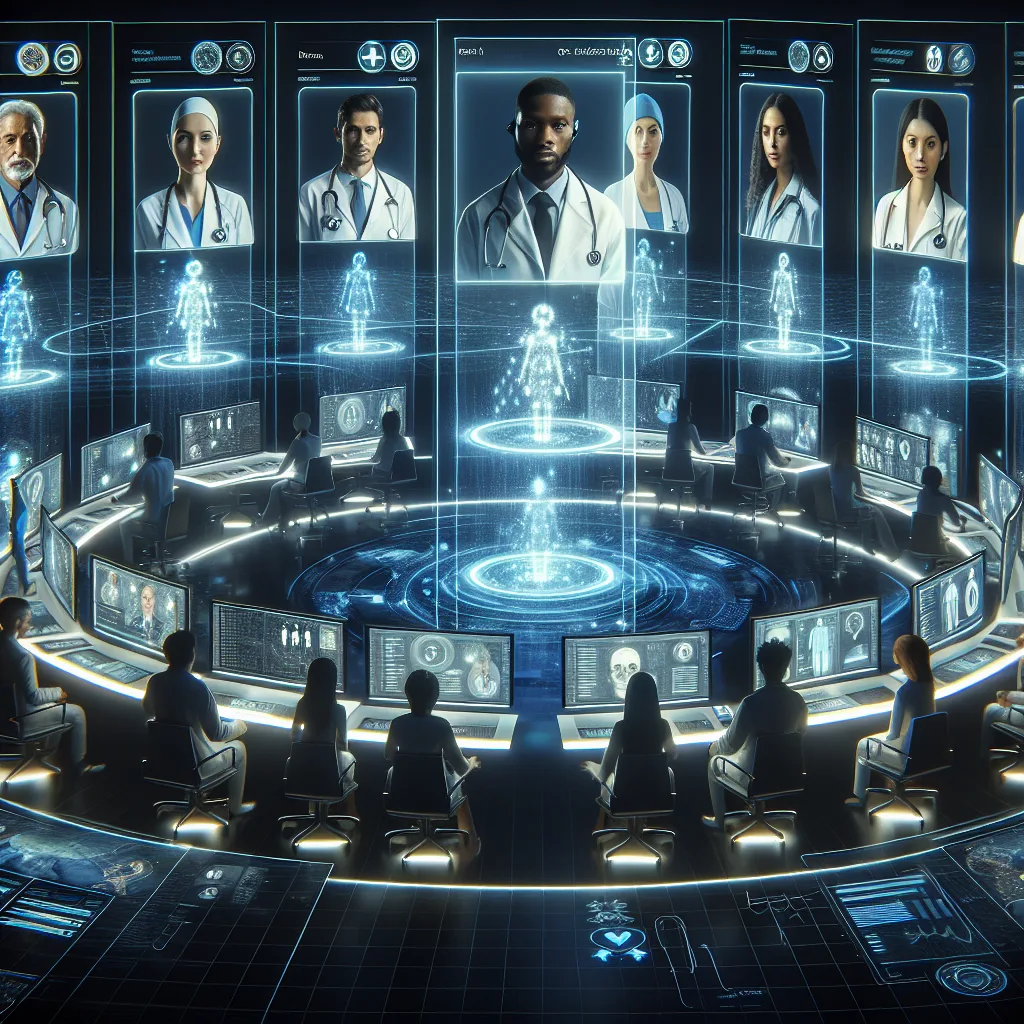 Virtual call center for medical professionals