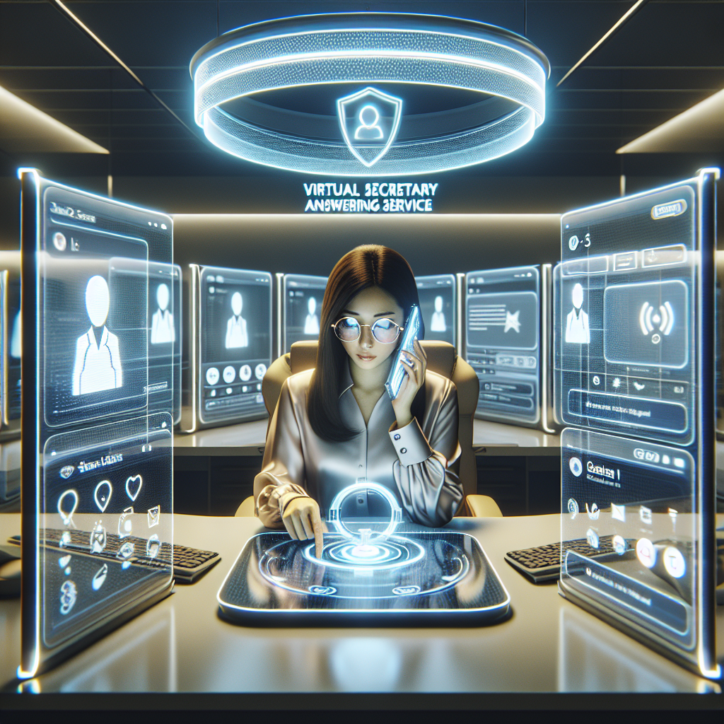 Virtual secretary answering service