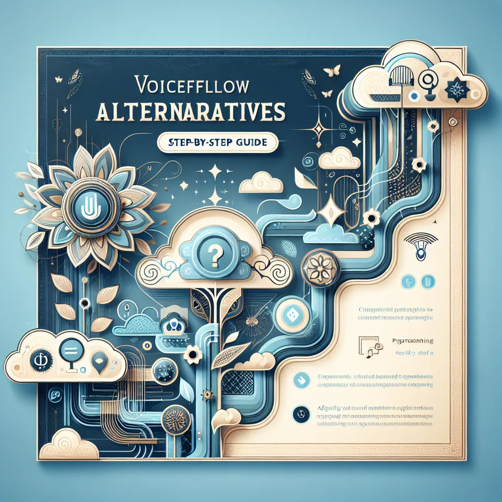 Voiceflow alternatives - get started - step-by-step guide