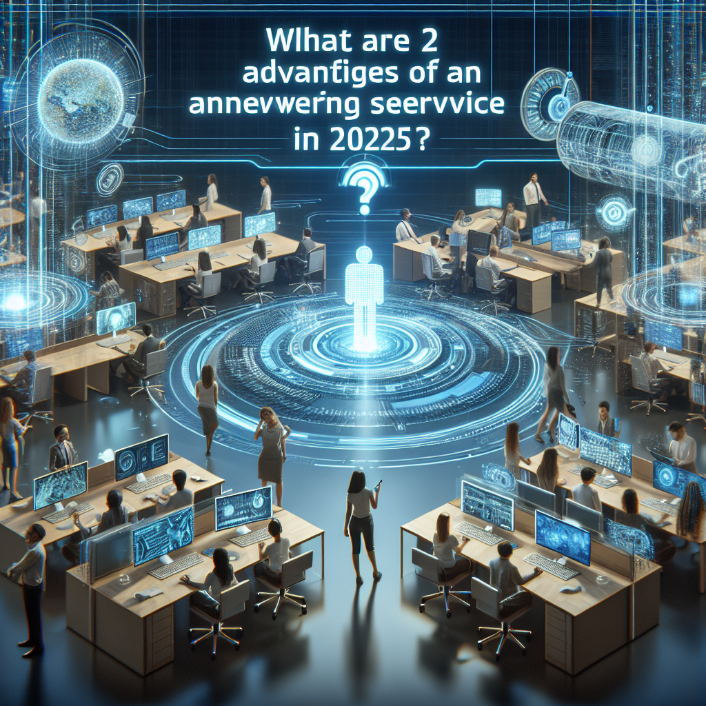 What are 2 advantages of an answering service