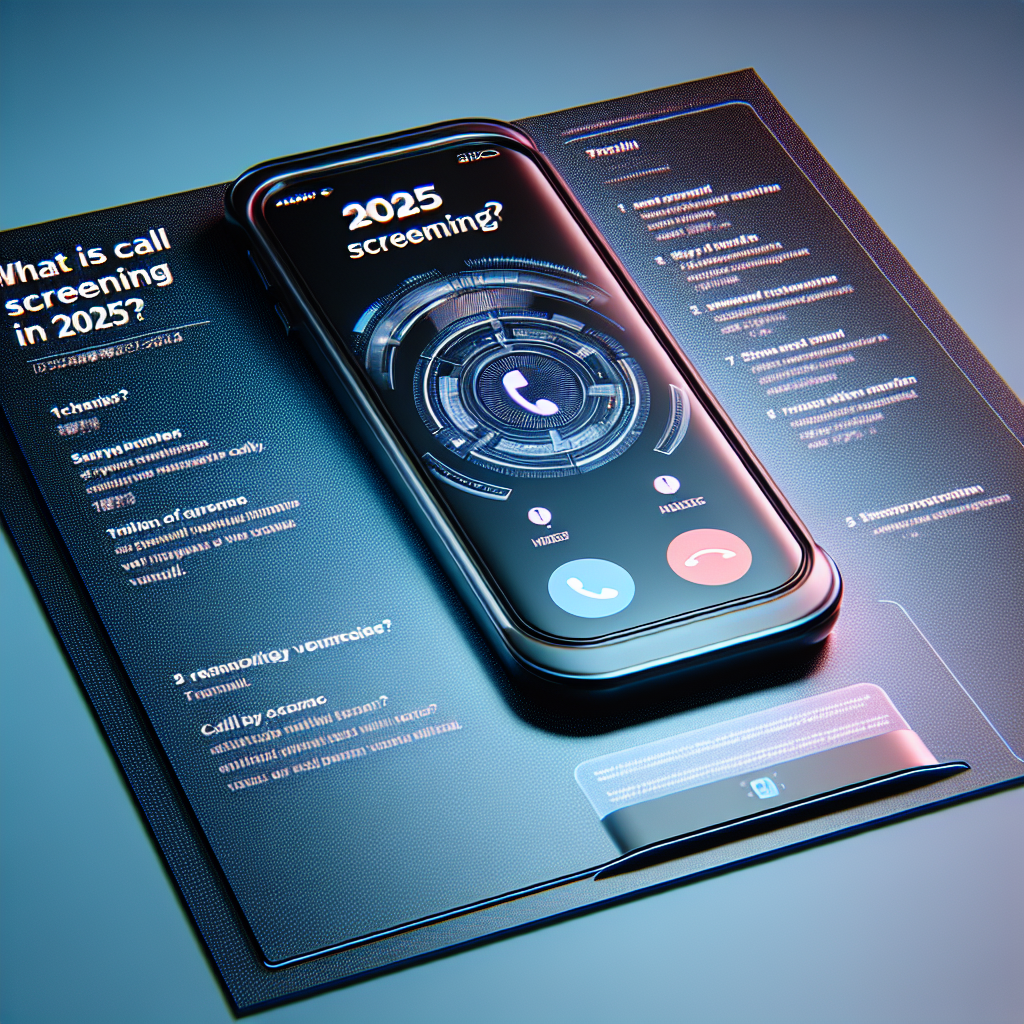 What is call screening on a phone