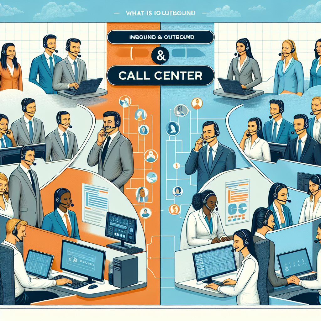 What is inbound and outbound call center