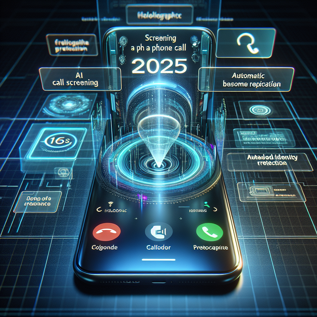 When screening a phone call