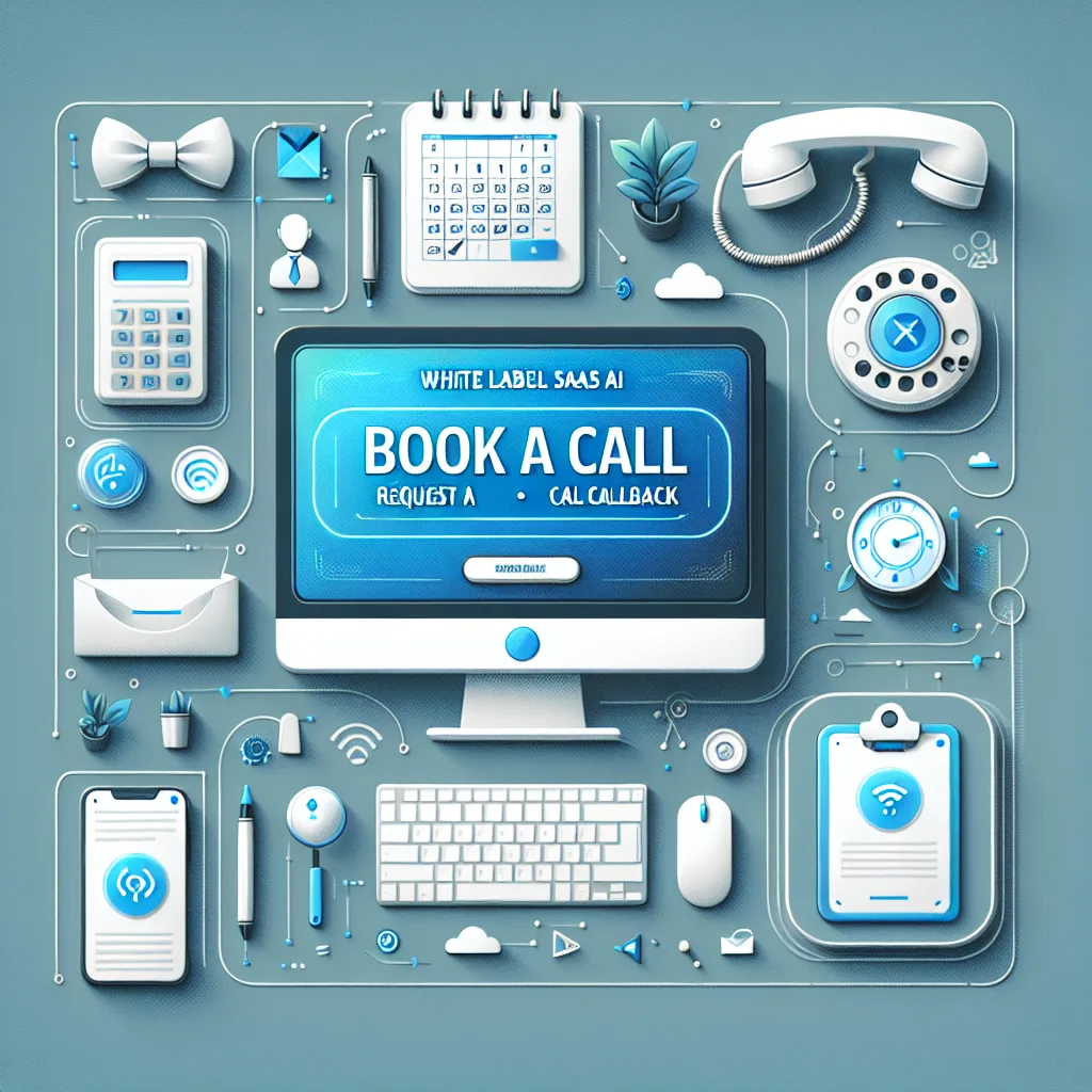 White label saas ai - book a call - request a callback