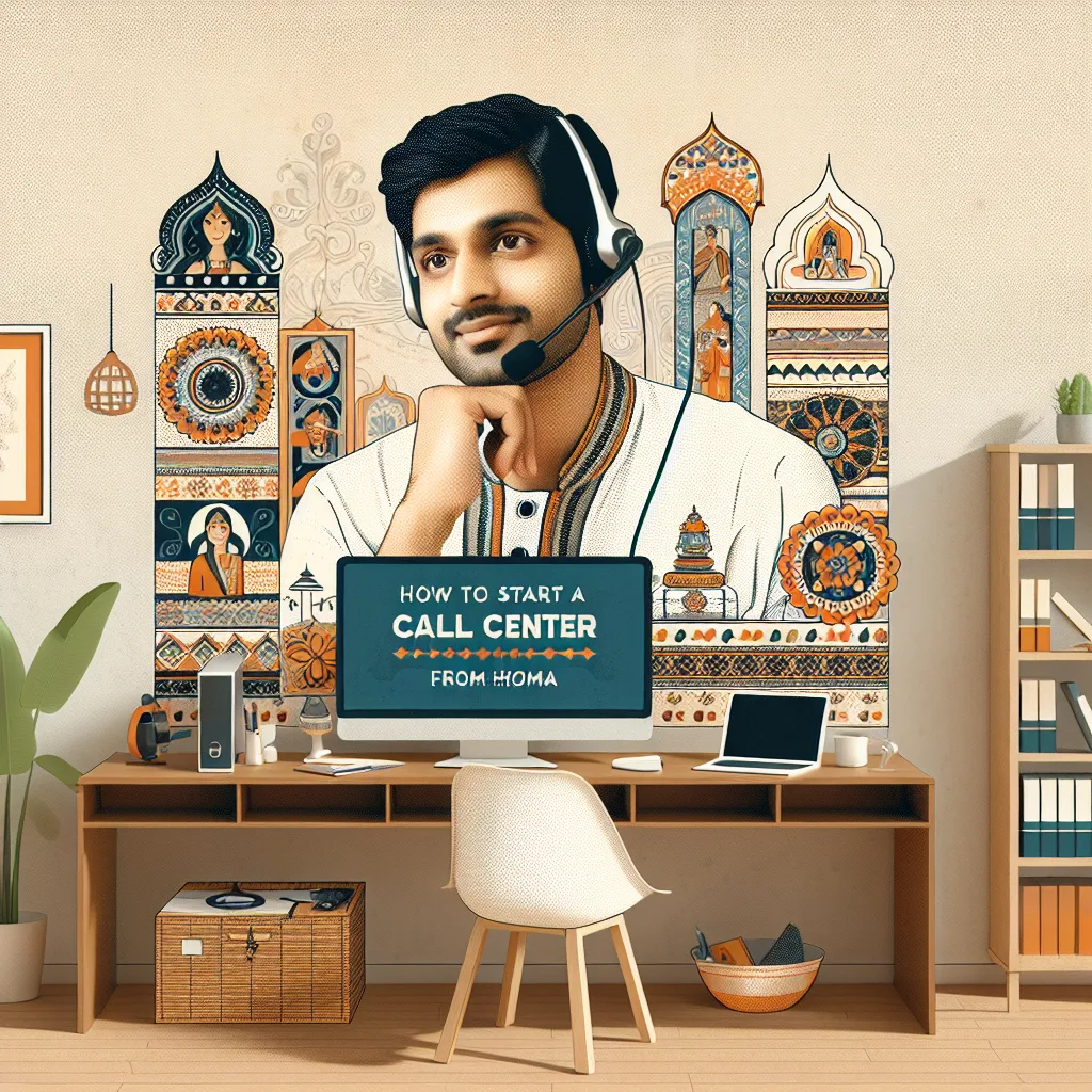 how to start a call center from home in india