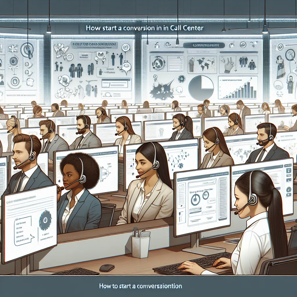 how to start a conversation in call center