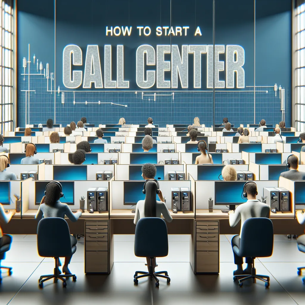 how to start call center