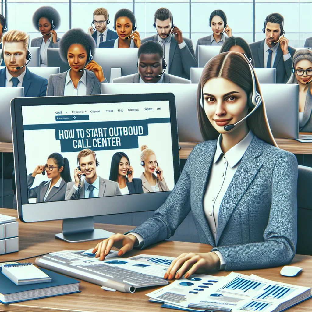 how to start outbound call center