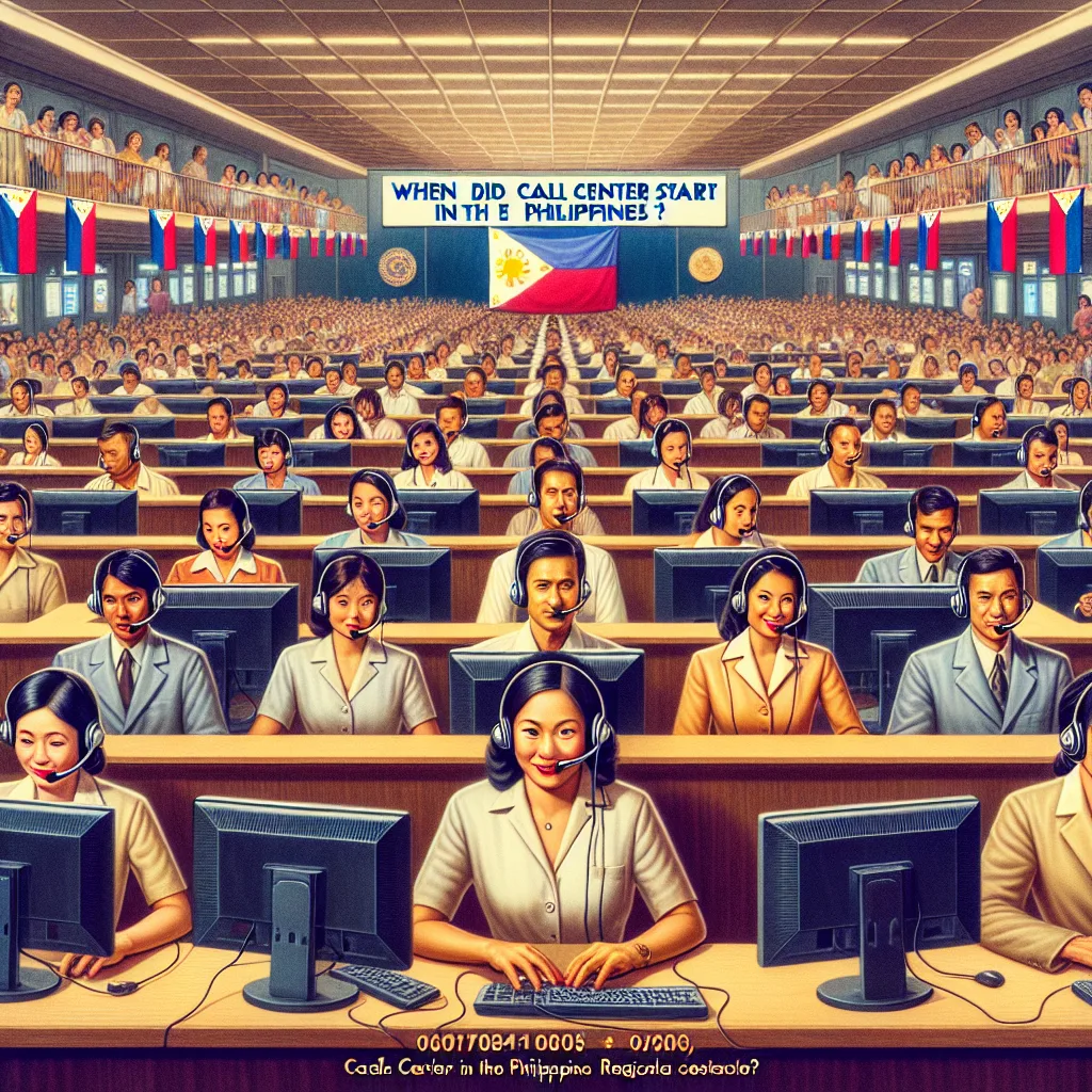 when did call center start in the philippines