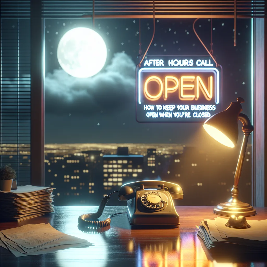 After hours call answering service: How to Keep Your Business Open Even When Youʼre Closed