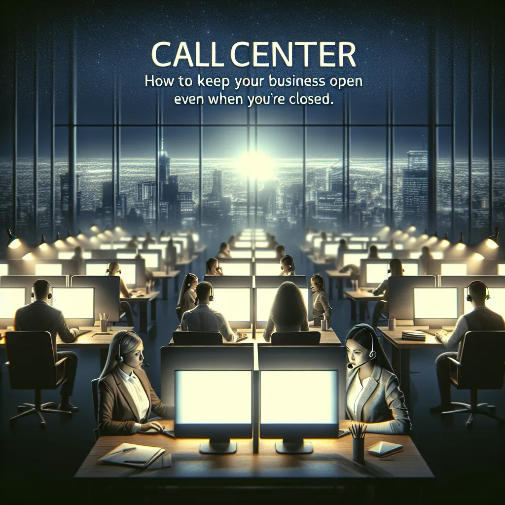 After hours call center: How to Keep Your Business Open Even When Youʼre Closed