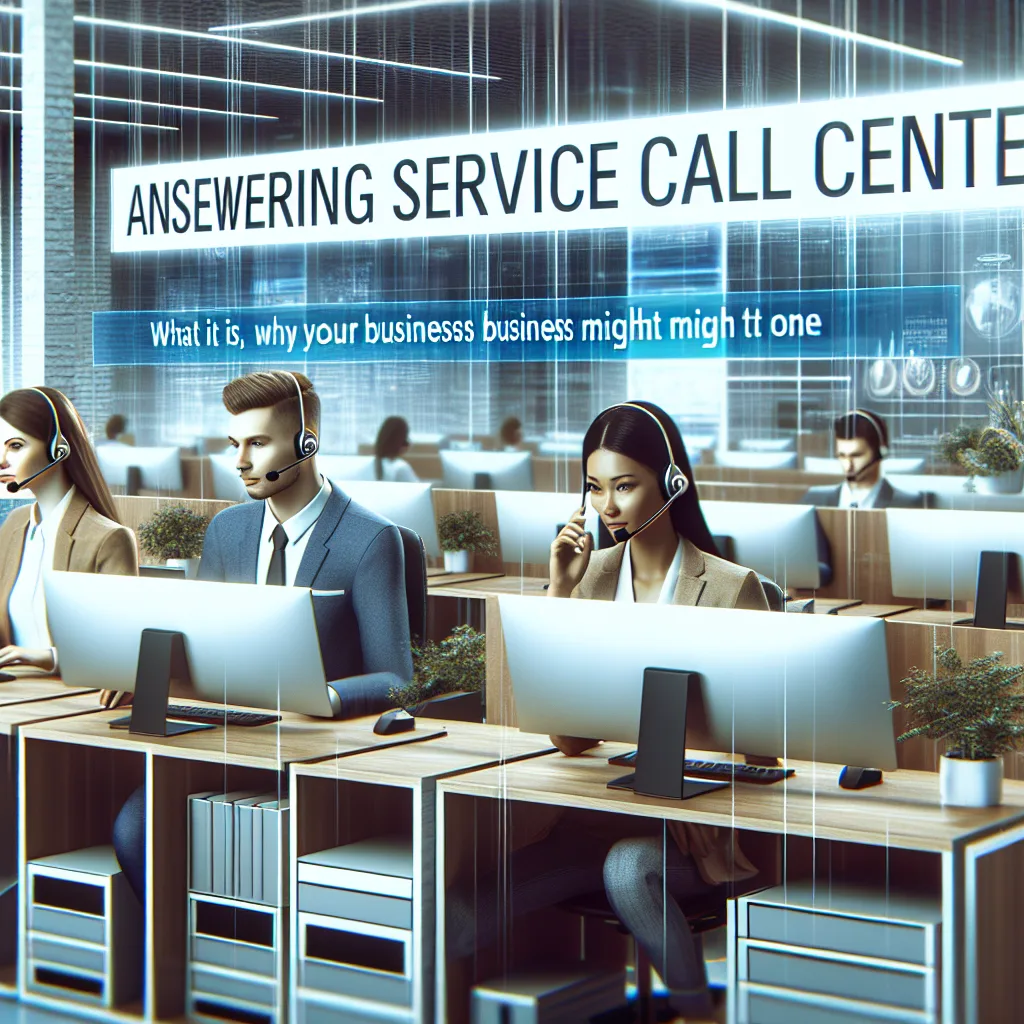 Answering service call center: What It Is and Why Your Business Might Need One