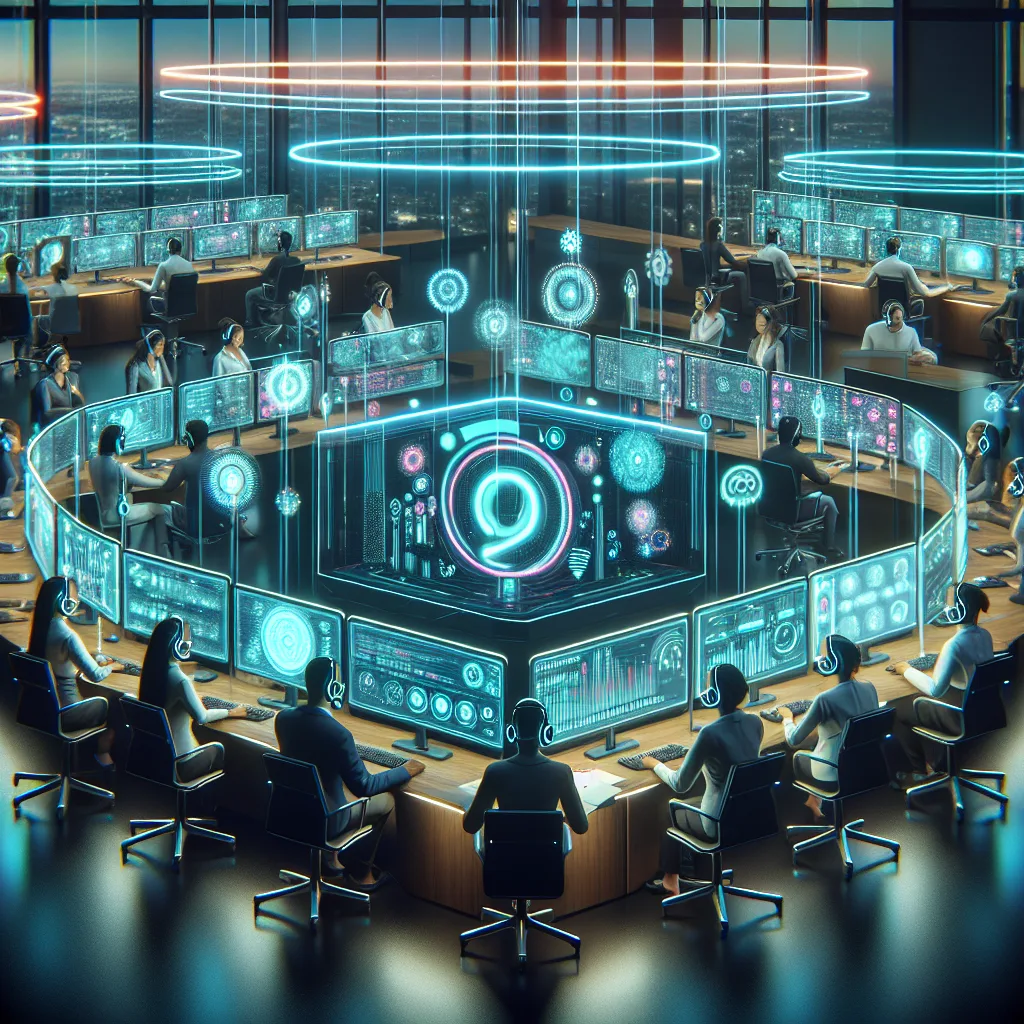 Answering service call center