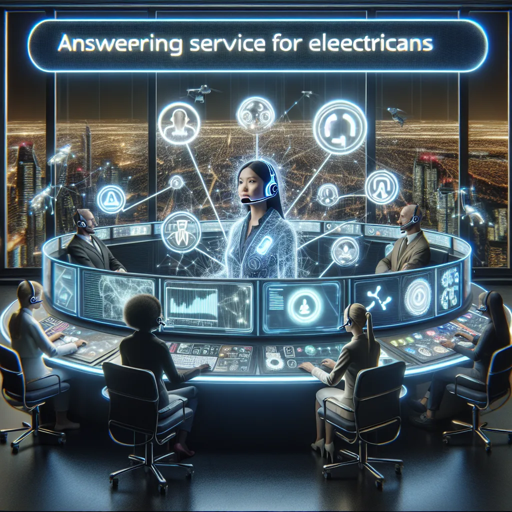 Answering service for electricians