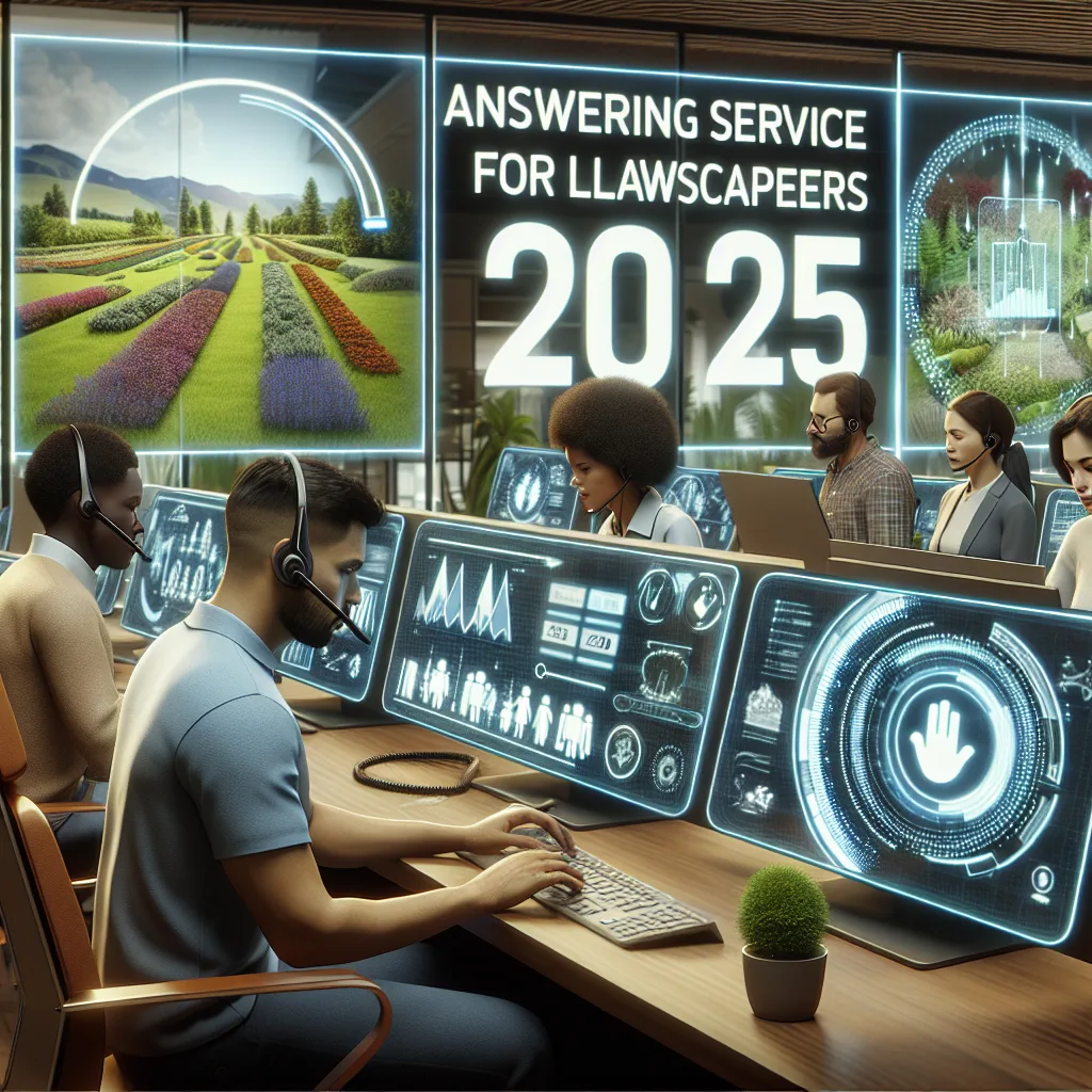 Answering service for landscapers in 2025