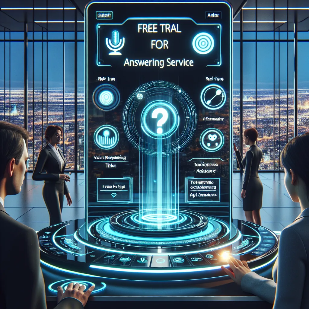 Answering service free trial