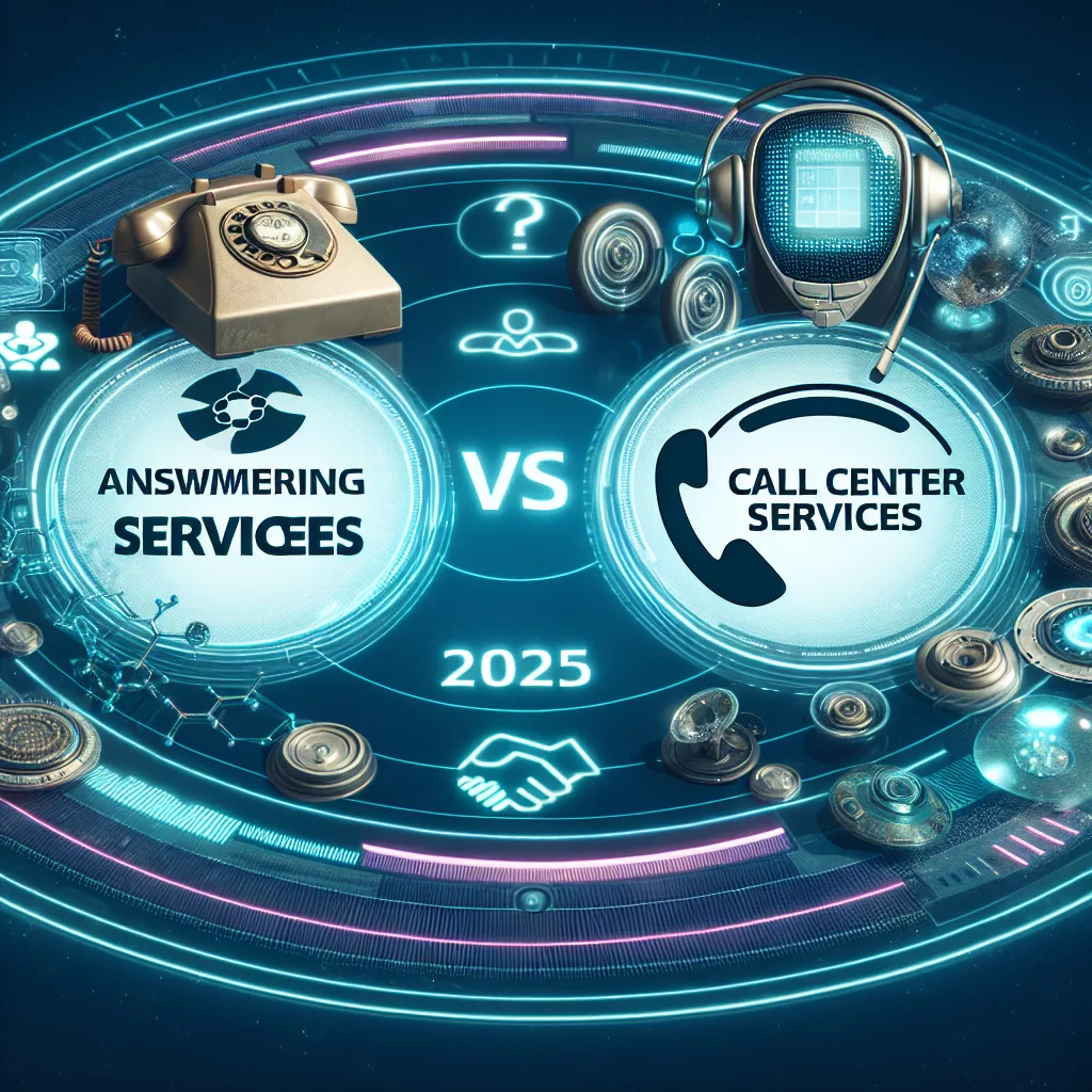 Answering services vs. call center services in 2025