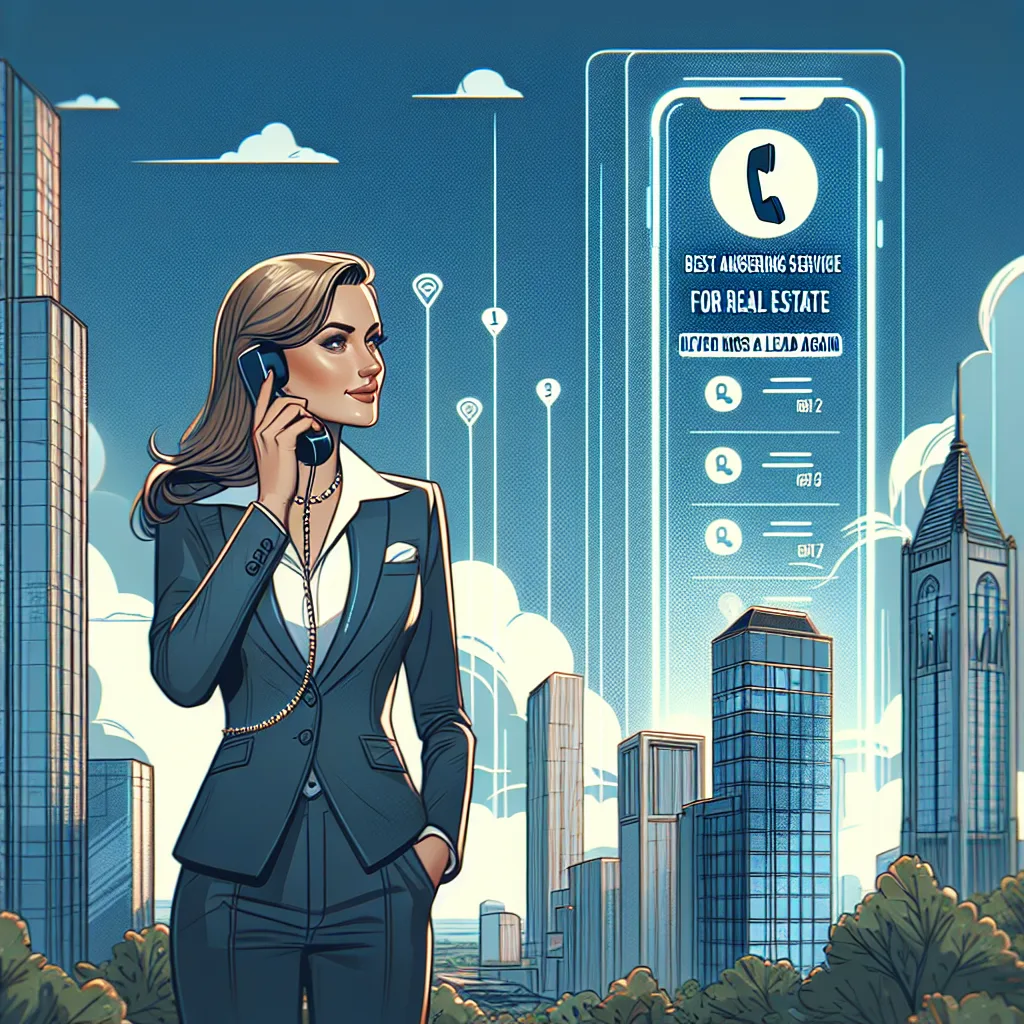 Best answering service for real estate: Never Miss a Lead Again
