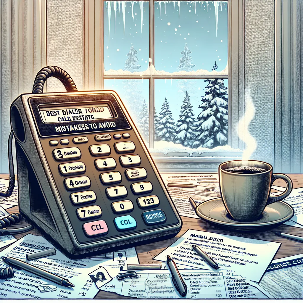 Best dialer for cold calling real estate: Mistakes to avoid