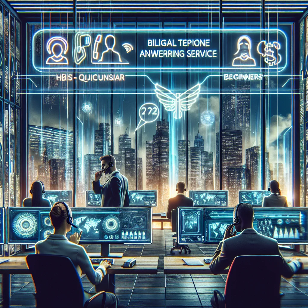 Bilingual phone answering service beginners