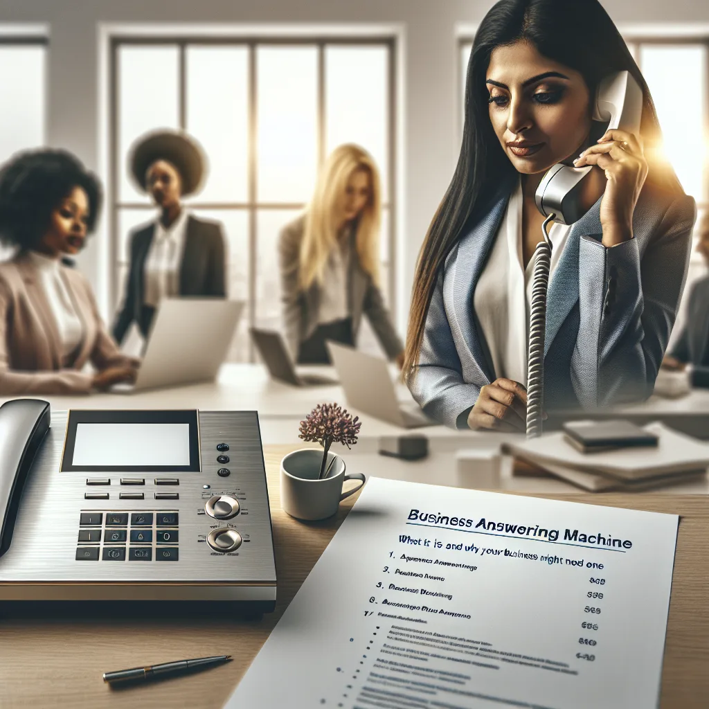 Business answering machine: What It Is and Why Your Business Might Need One