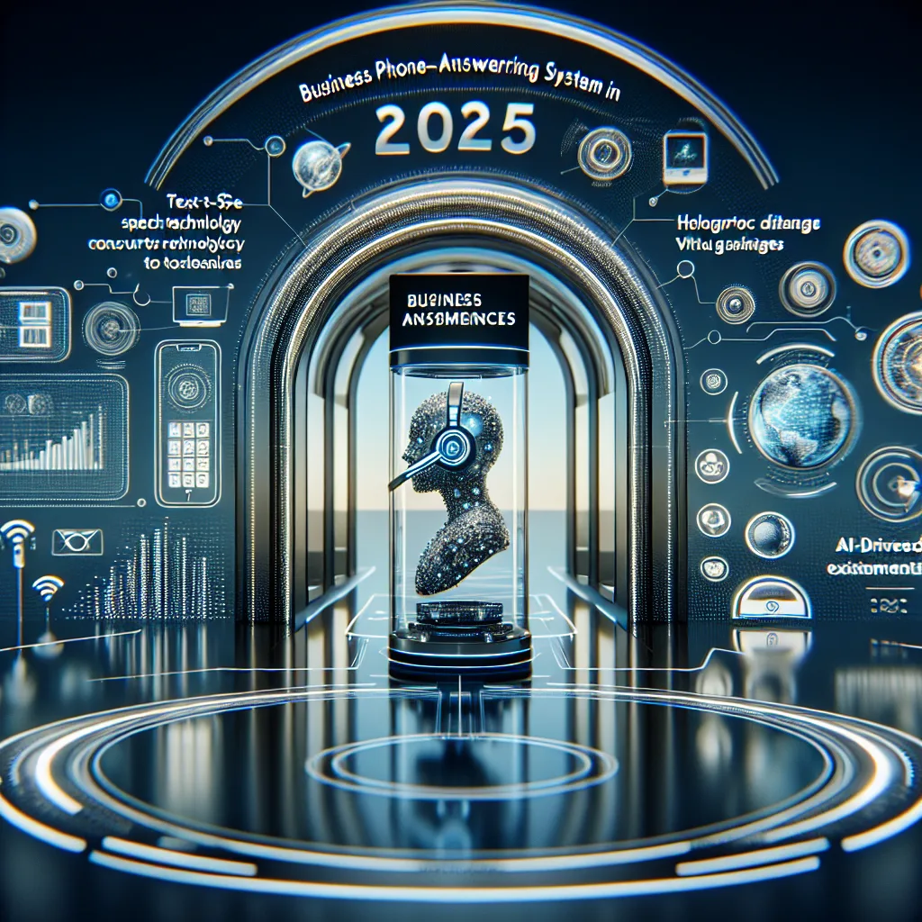 Business phone answering system