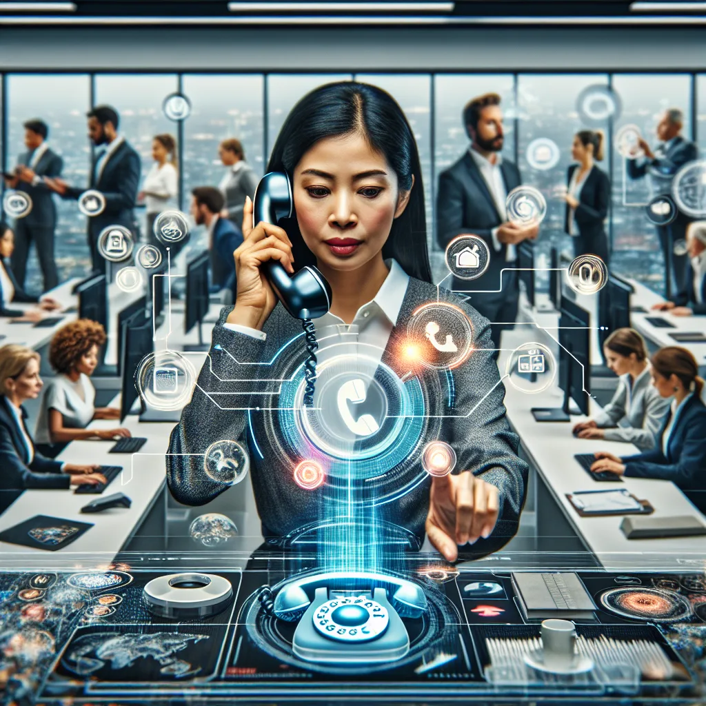 Business telephone answering