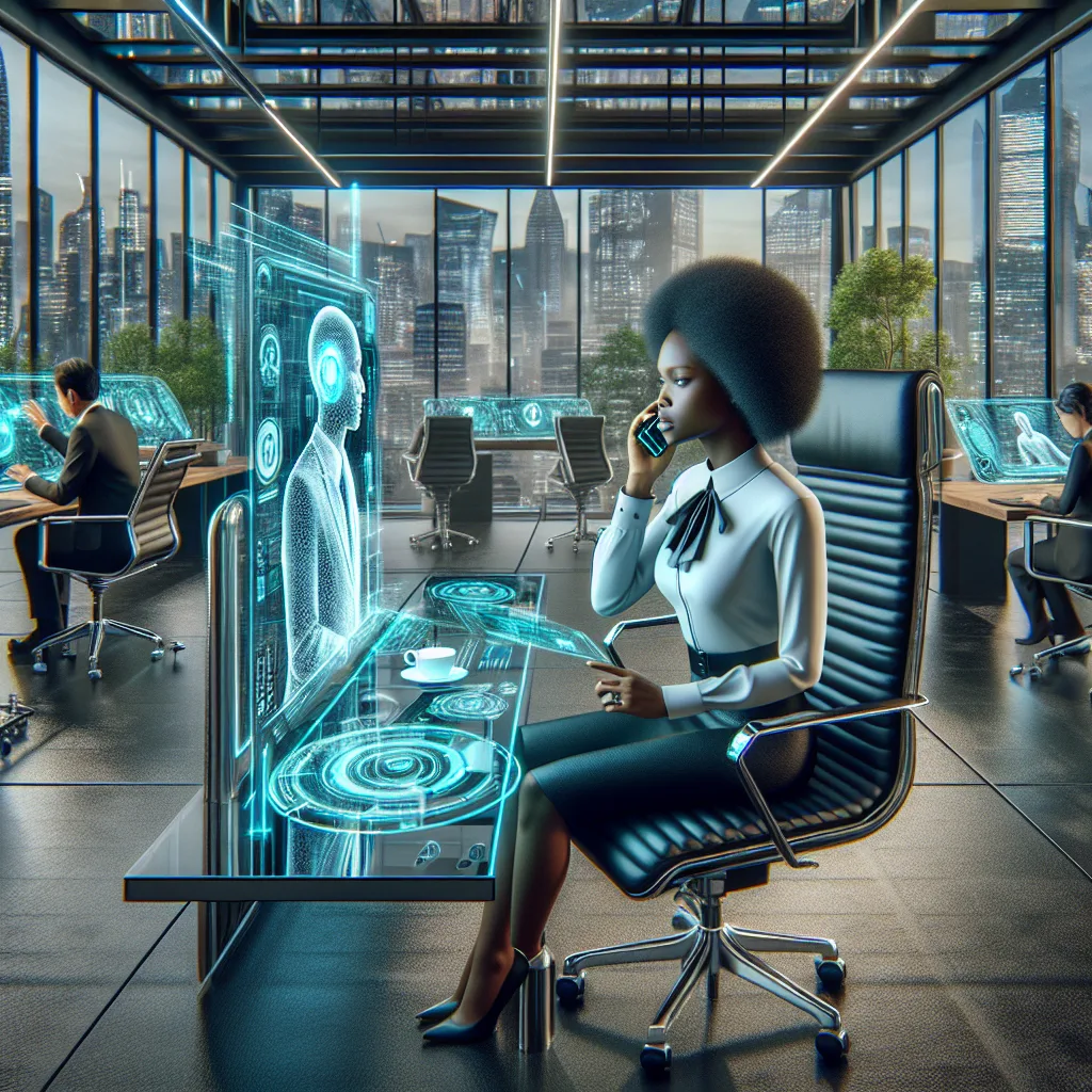 Business telephone call in 2025
