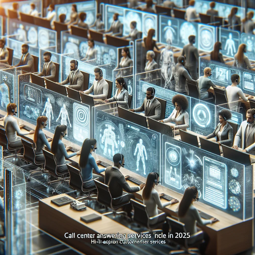 Call center answering services