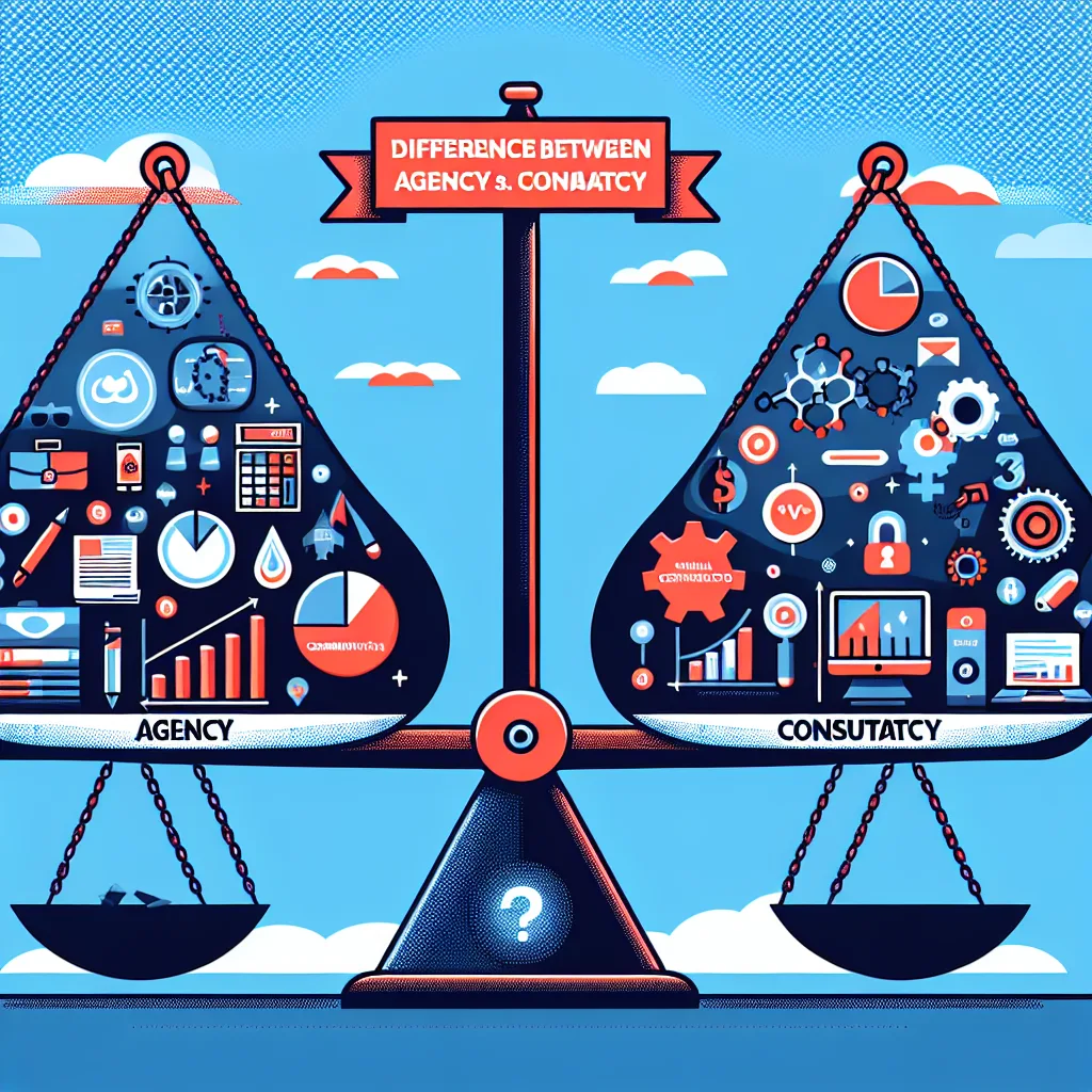 Difference between agency and consultancy: Comparison and reviews