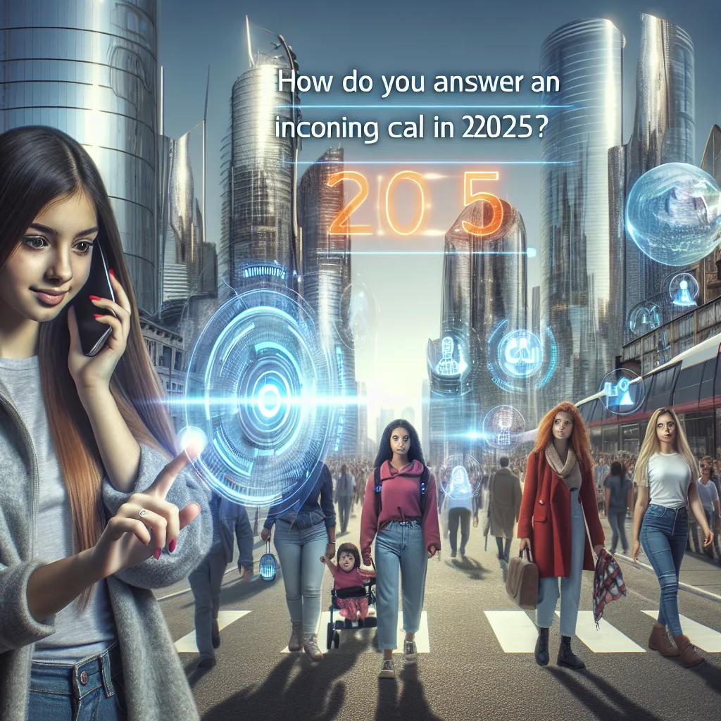 How do you answer an incoming call