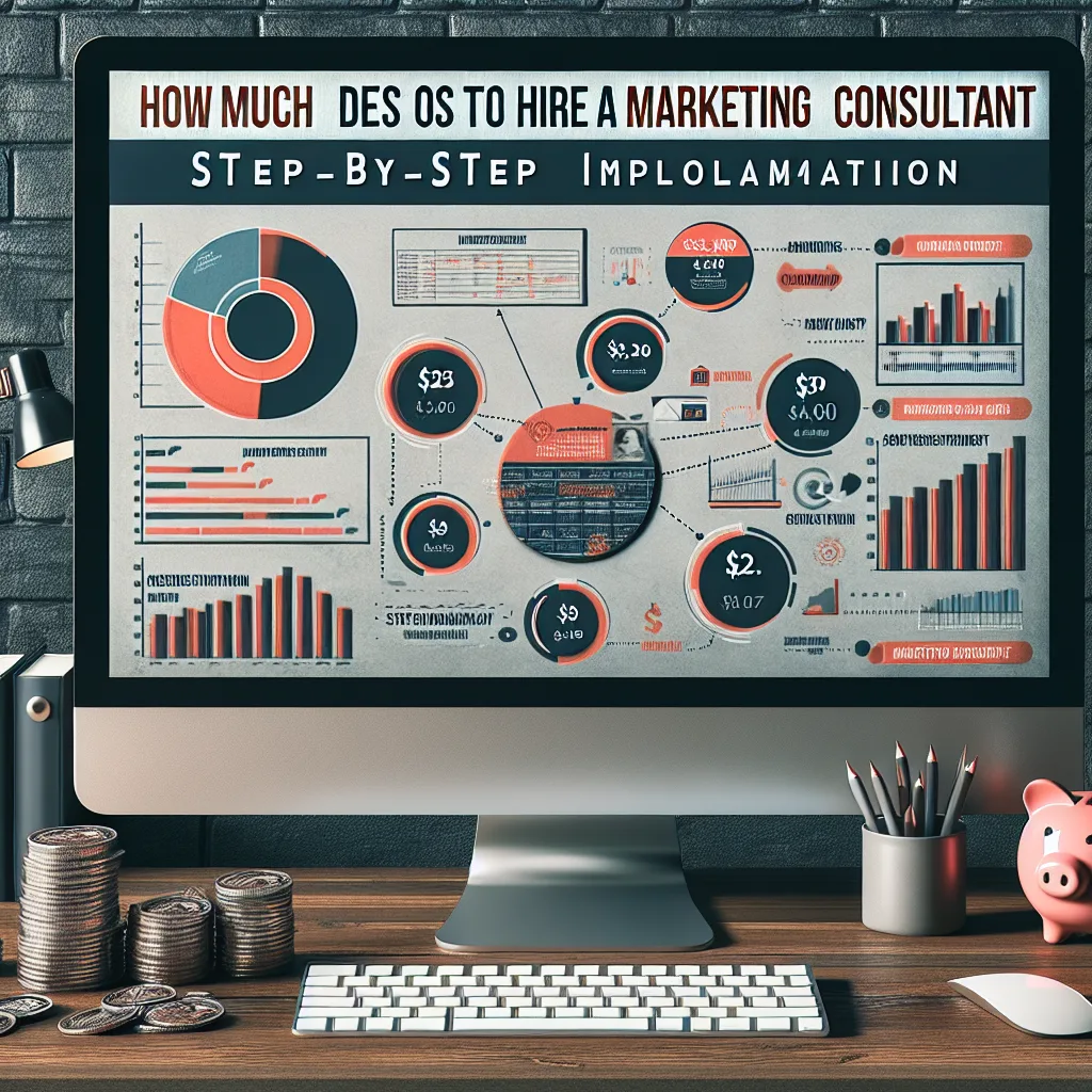 How much does it cost to hire a marketing consultant: Step-by-step implementation