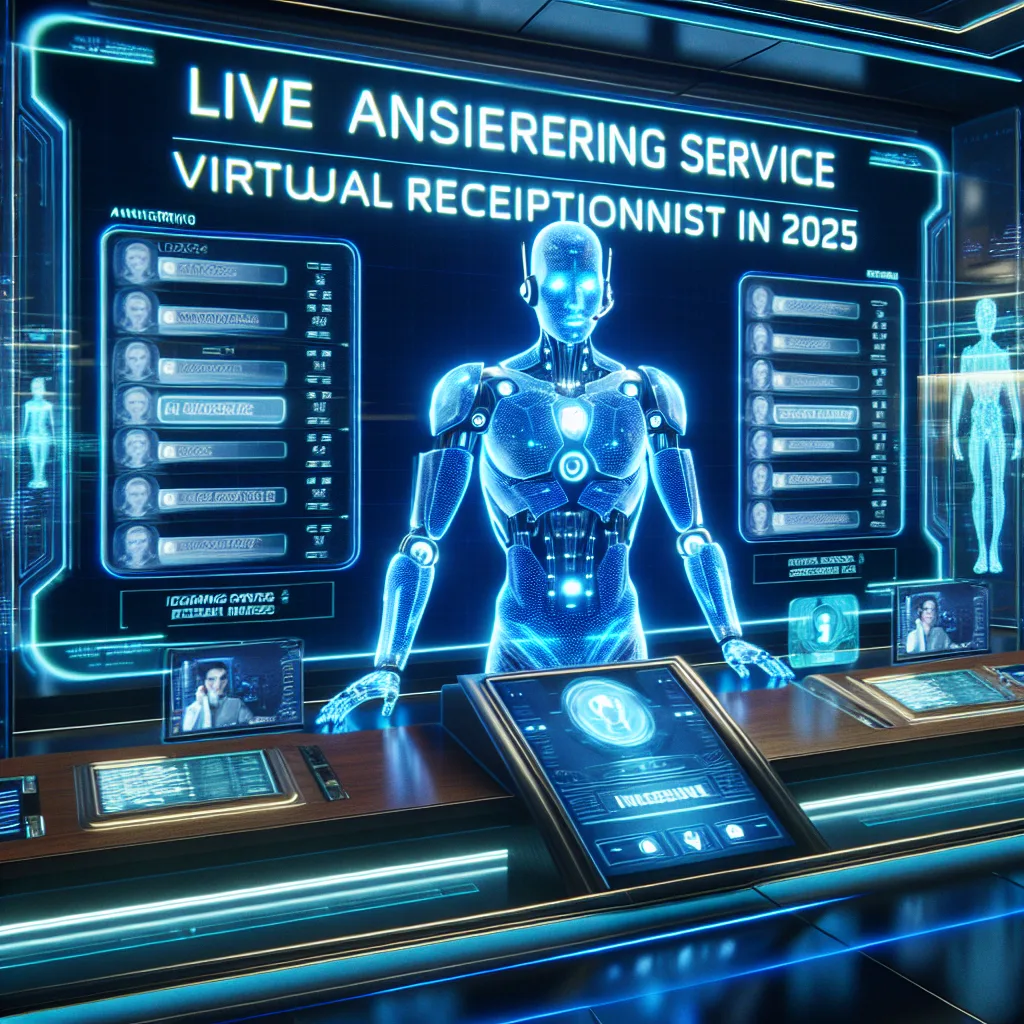 Live answering service virtual receptionist