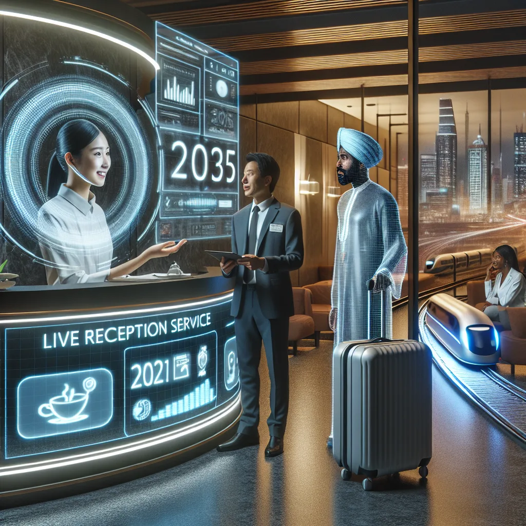 Live reception service