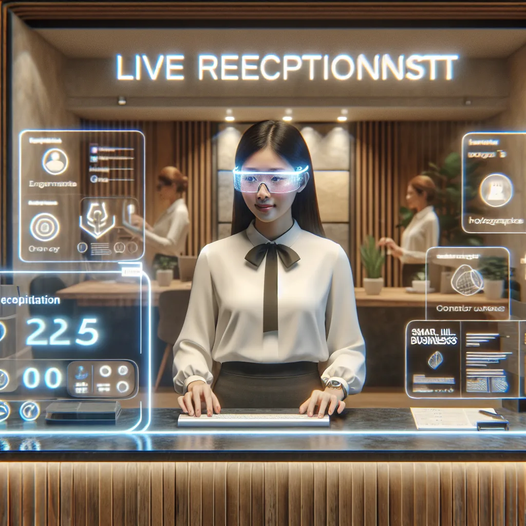 Live receptionist for small business