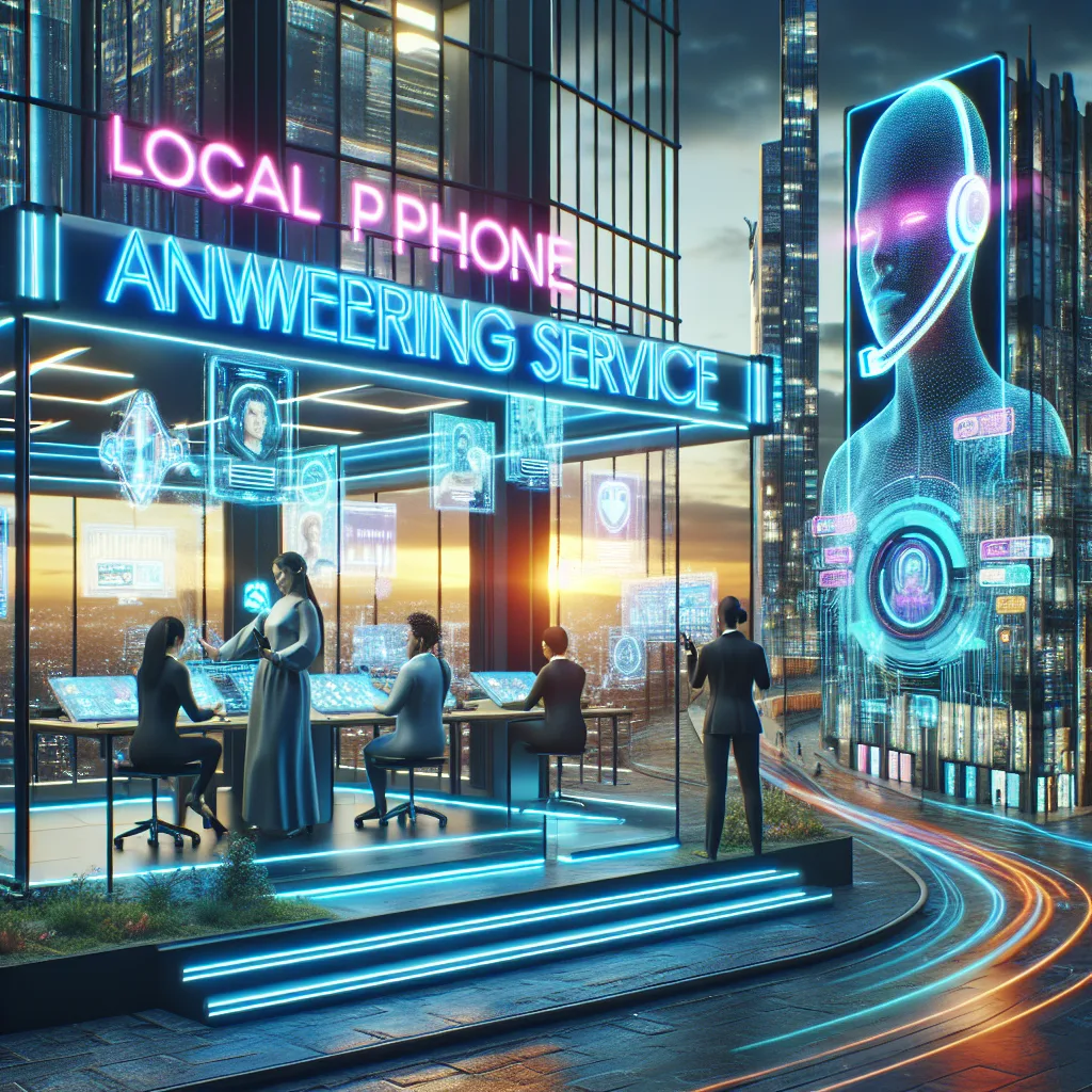 Local phone answering service