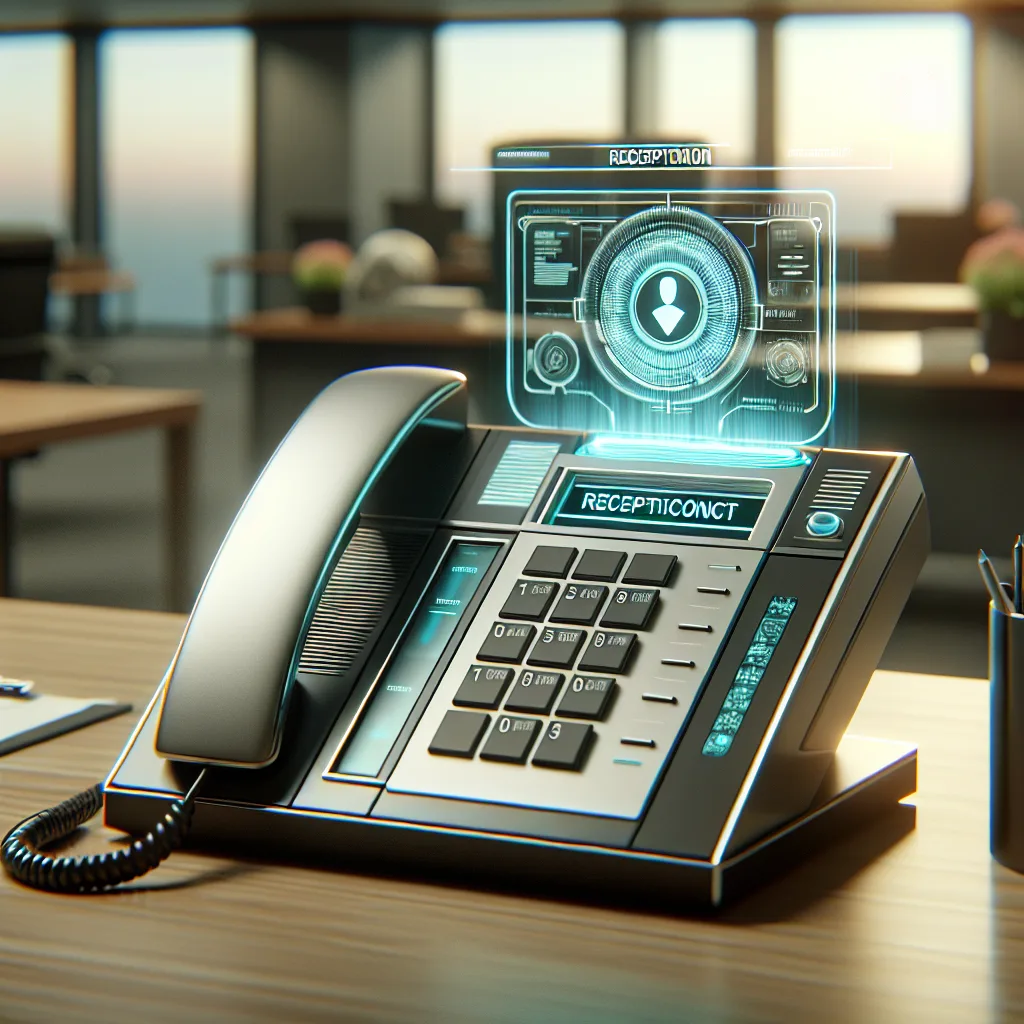 Receptionist telephone
