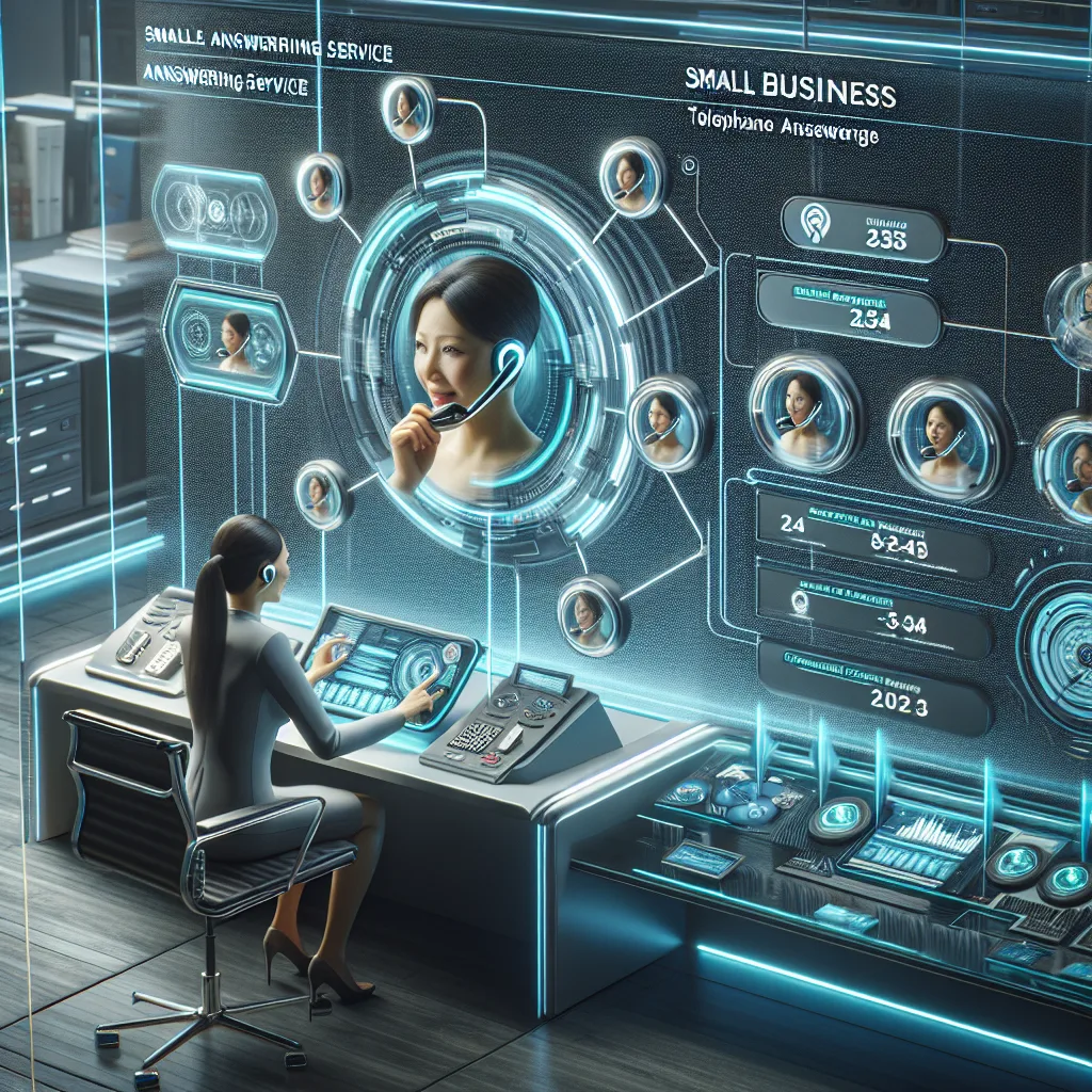 Telephone answering service for small business