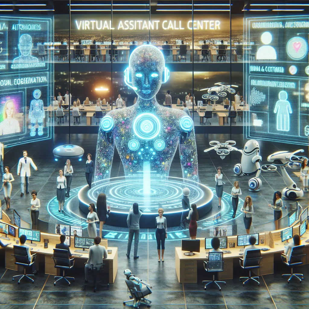 Virtual assistant call center