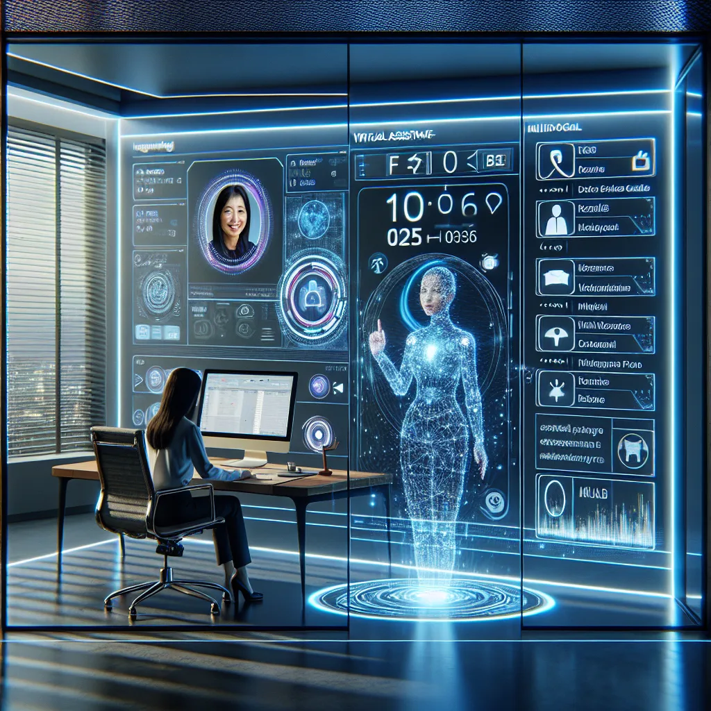 Virtual office phone answering