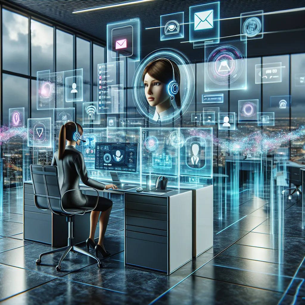 Virtual office phone answering service