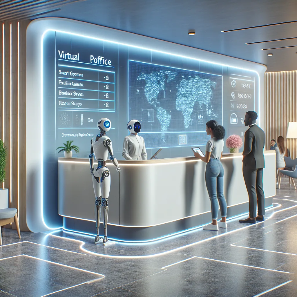 Virtual office reception services