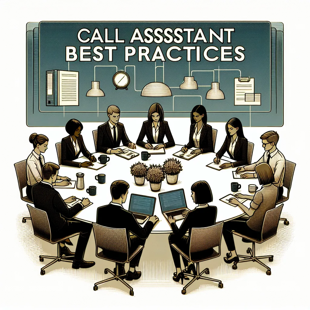Call assistant Best Practices