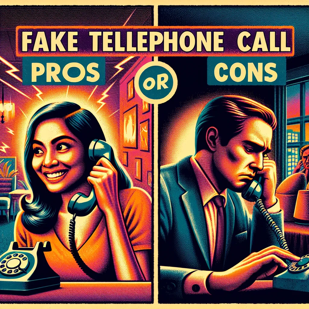 Fake telephone call Pros and Cons