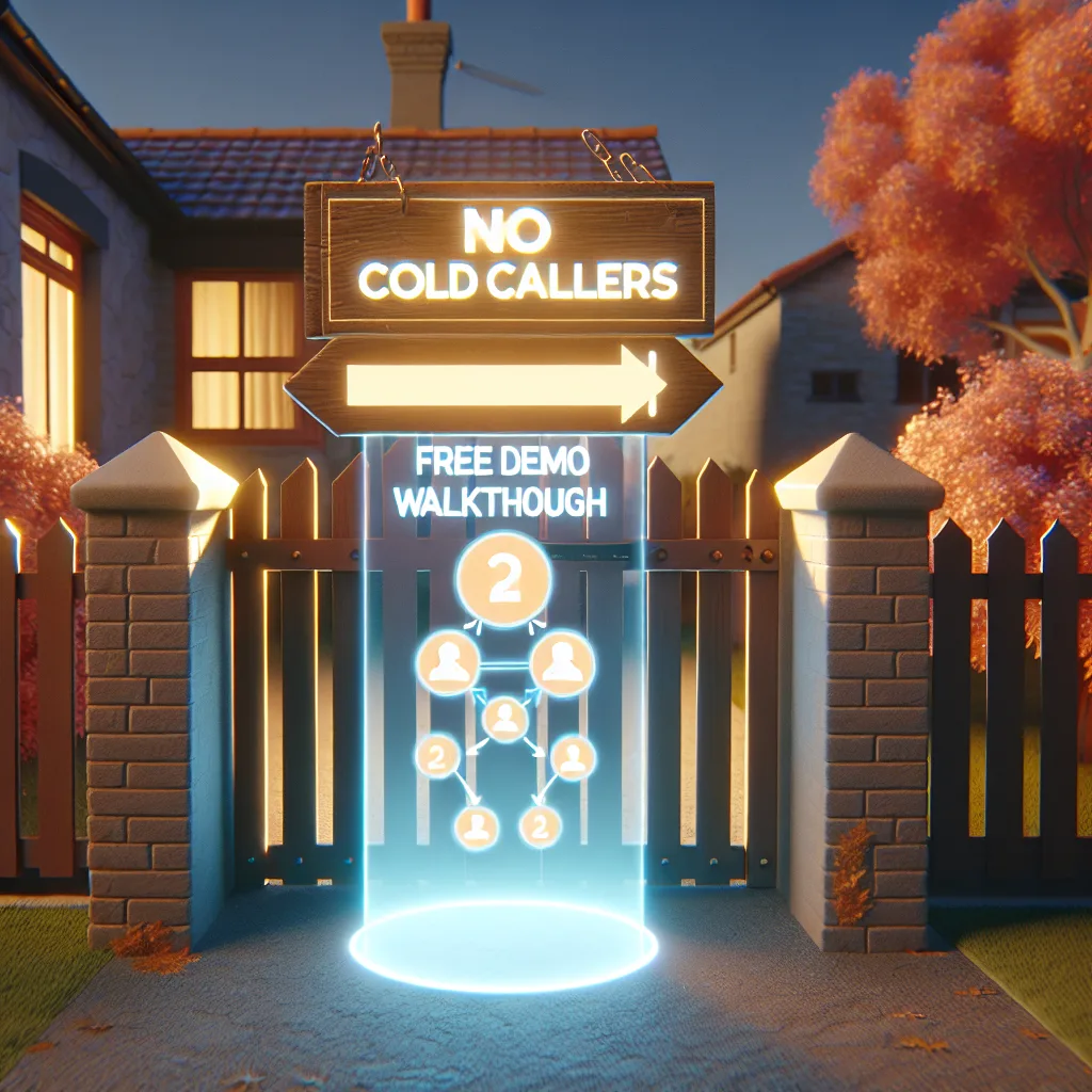 No cold callers sign free Demo Walkthrough