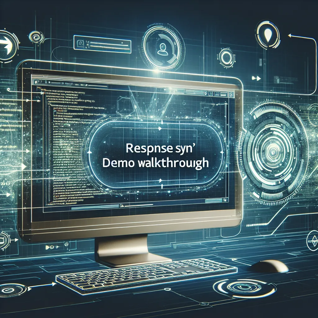 Response syn Demo Walkthrough