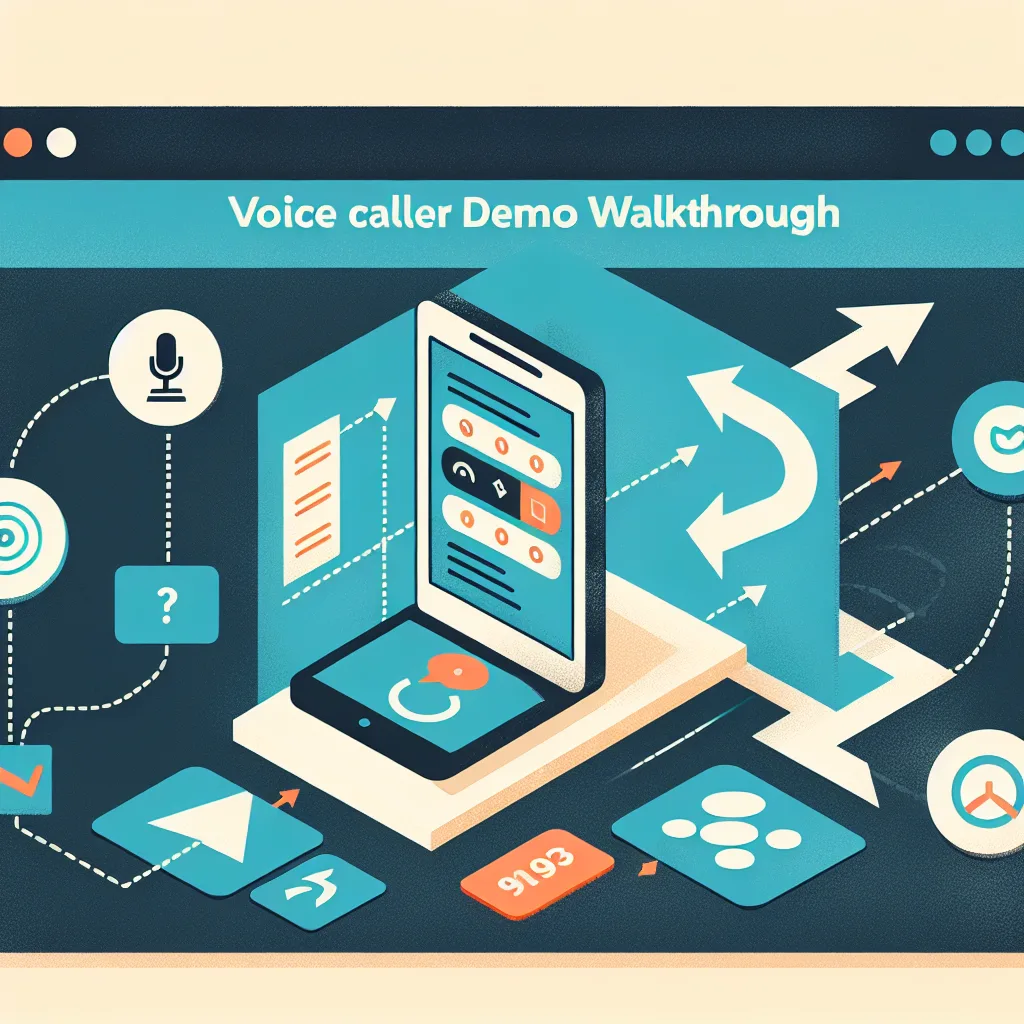 Voice caller Demo Walkthrough