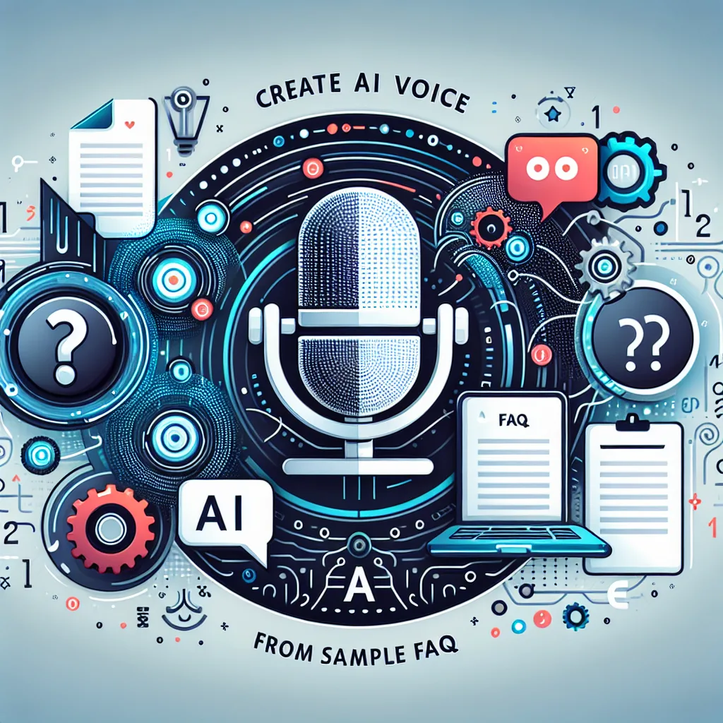 Create ai voice from sample FAQ