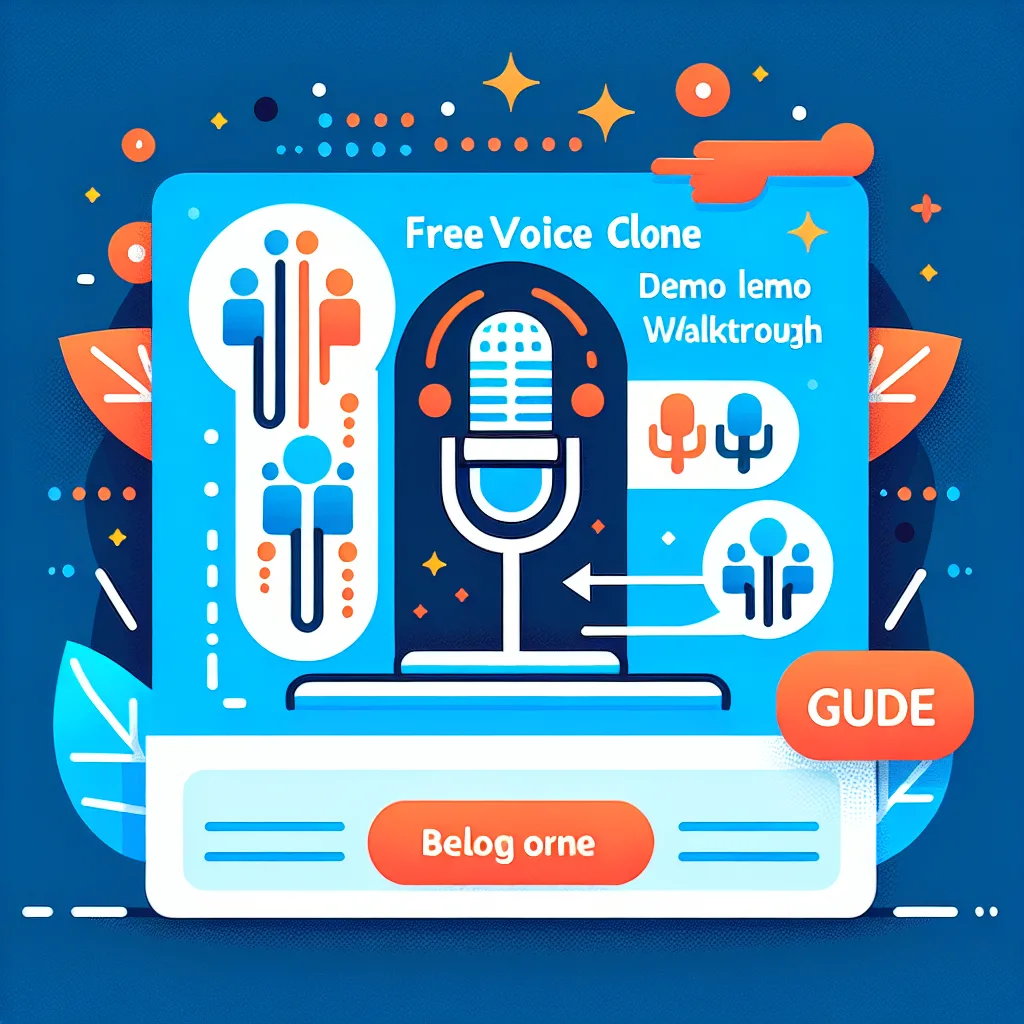 Free voice clone Demo Walkthrough